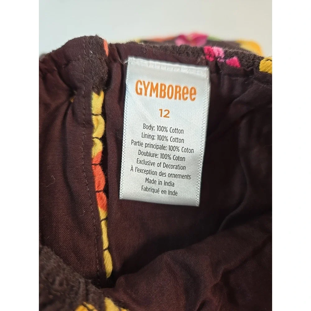 Gymboree Sunflower Dress Girl Size‎ 12 100% Cotton